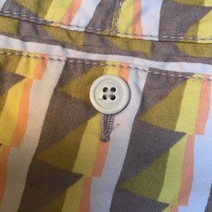 GAP Hadley Shorts Sz 6 Triangle Geometric Twill Shorts
